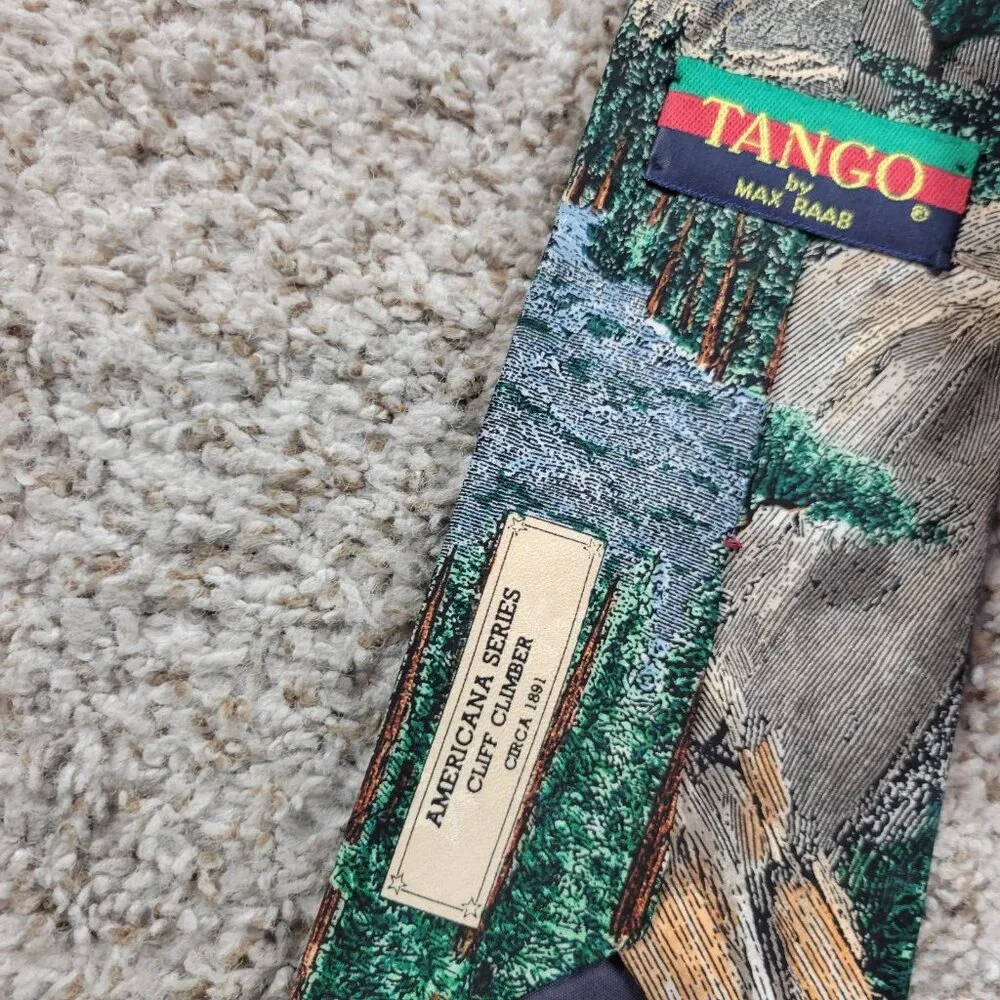 Tango By Max Raab Men's Necktie American Series Cliff Hanger